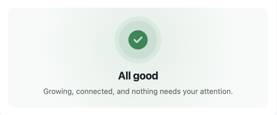 All good alert